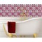 Homeroots 4 x 4 in. Rosa Pink Lea Removable Peel & Stick Tiles 400230 - alternate 4